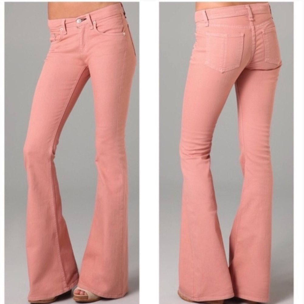 NWT rag & bone High Rise Bell-Bottoms - Salmon